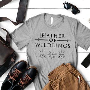 Custom Father Of Wildlings Shirt